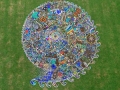 Hellens Garden Festival Community Mandala June 2018