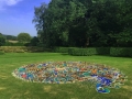 Hellens Garden Festival Community Mandala June 2018