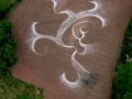 Lime washed sandstone drawing, 150ft x 110ft, indigenous sandstone and limewash